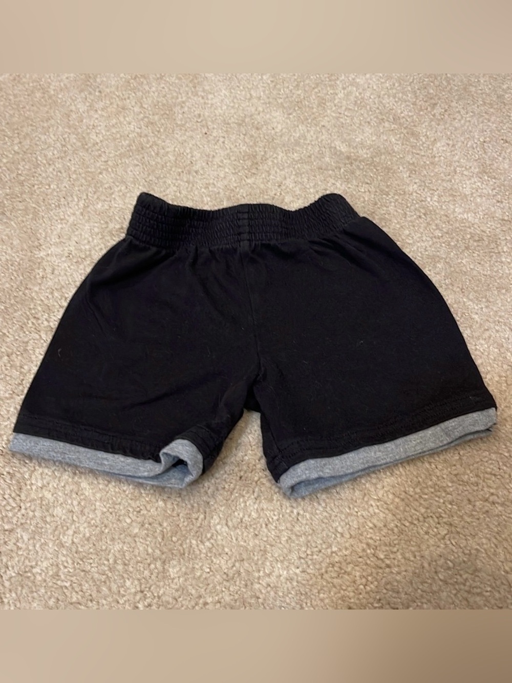 Garanimals Black Shorts with Gray Cuff